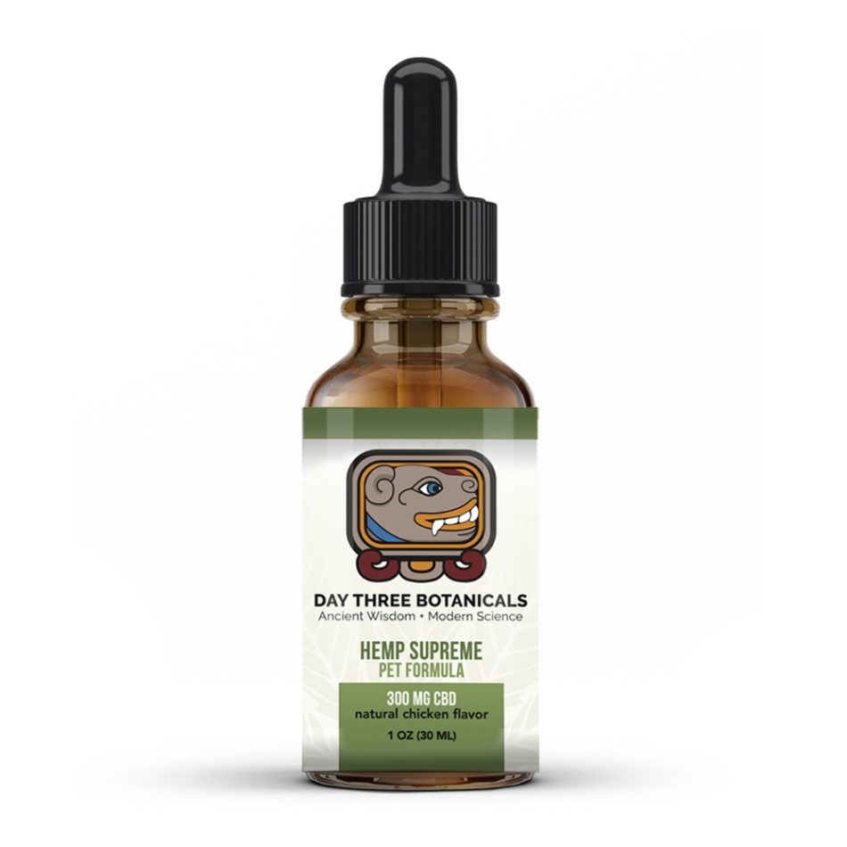 Hemp Supreme Full Spectrum Oil - Pet Formula (300 mg CBD per 30 ml.)