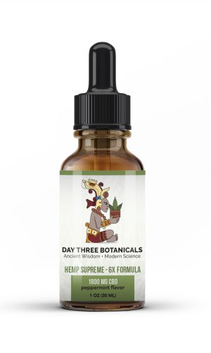 Hemp Supreme Full Spectrum Oil 6X Strength (1,800 mg CBD per 30 ml.)